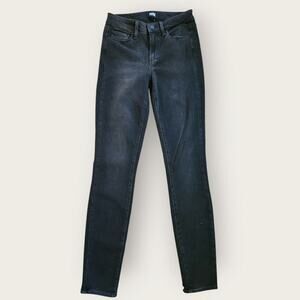 Paige Jeans Women's Sz 26 Hoxton Ultra Skinny Charcoal color Mid-rise